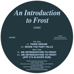 AR008: Simic - An Introduction to Frost EP