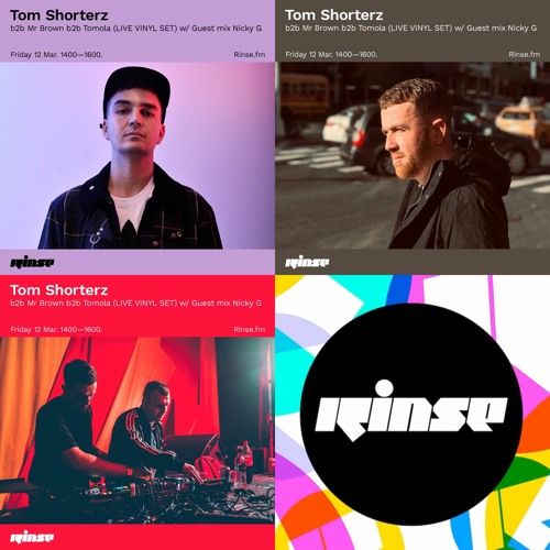 Tom Shorterz B2b Mr Brown B2b Tomola - LIVE VINYL MIX - RINSE FM