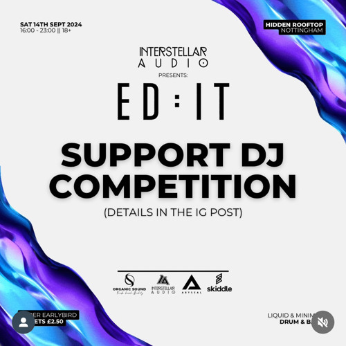 Interstellar Audio Rooftop Party Mix Competition