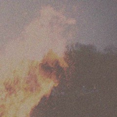 night falls on window