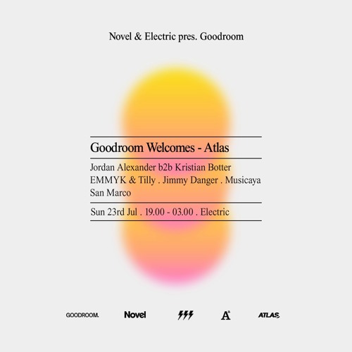 Jimmy Danger @ Goodroom Welcomes - Atlas 23/7