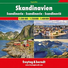 Skandinavien Superatlas. Autoatlas 1:250.000 - 1:400.000: Norwegen. Schweden. Dänemark. Finnland (