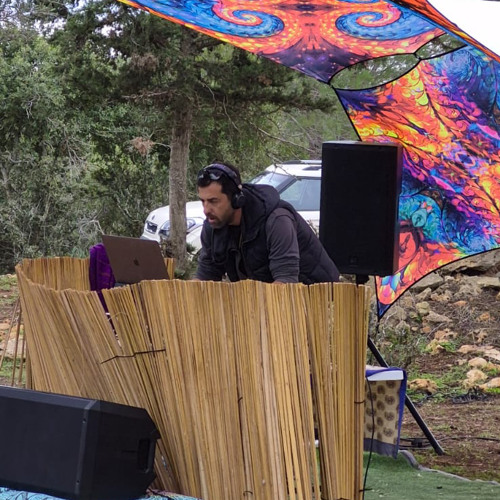 goa retro set by divine dimension triangle project party 🪰 2.1.2025
