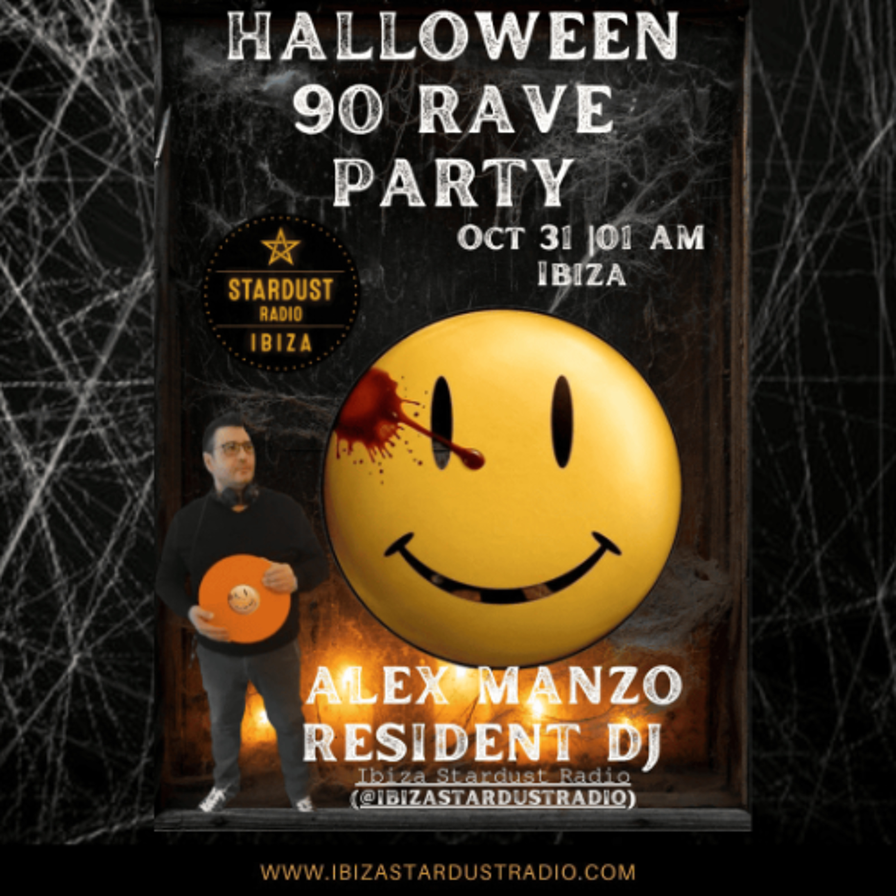 Alex Manzo the dj - Halloween 90 Rave Party episode artwork