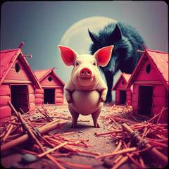Ten little pigs went out one day,