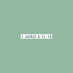 1João 5:11-12 - EV