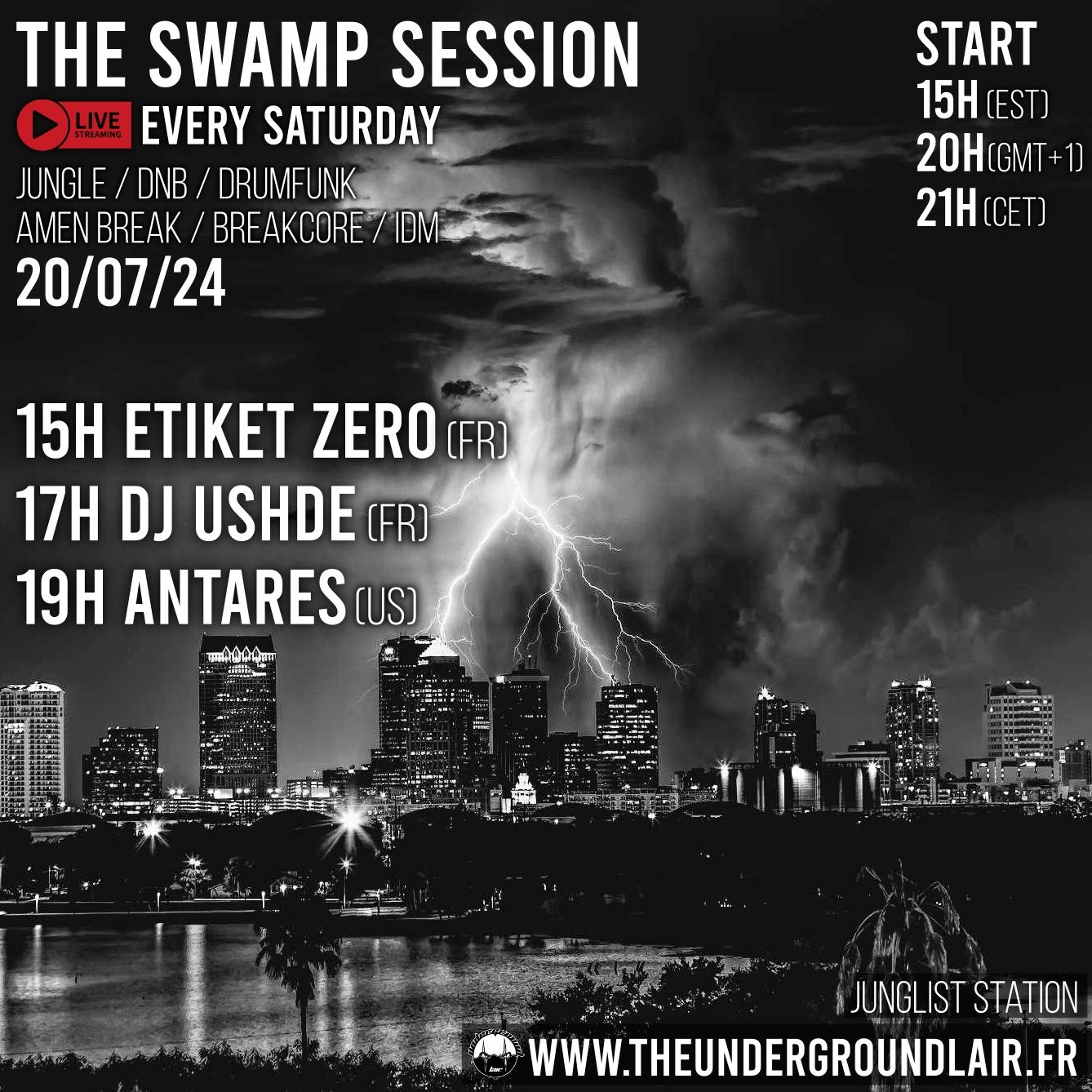 Antares - LIVE On The Underground Lair - The Swamp Session - 20.07.2024 episode artwork