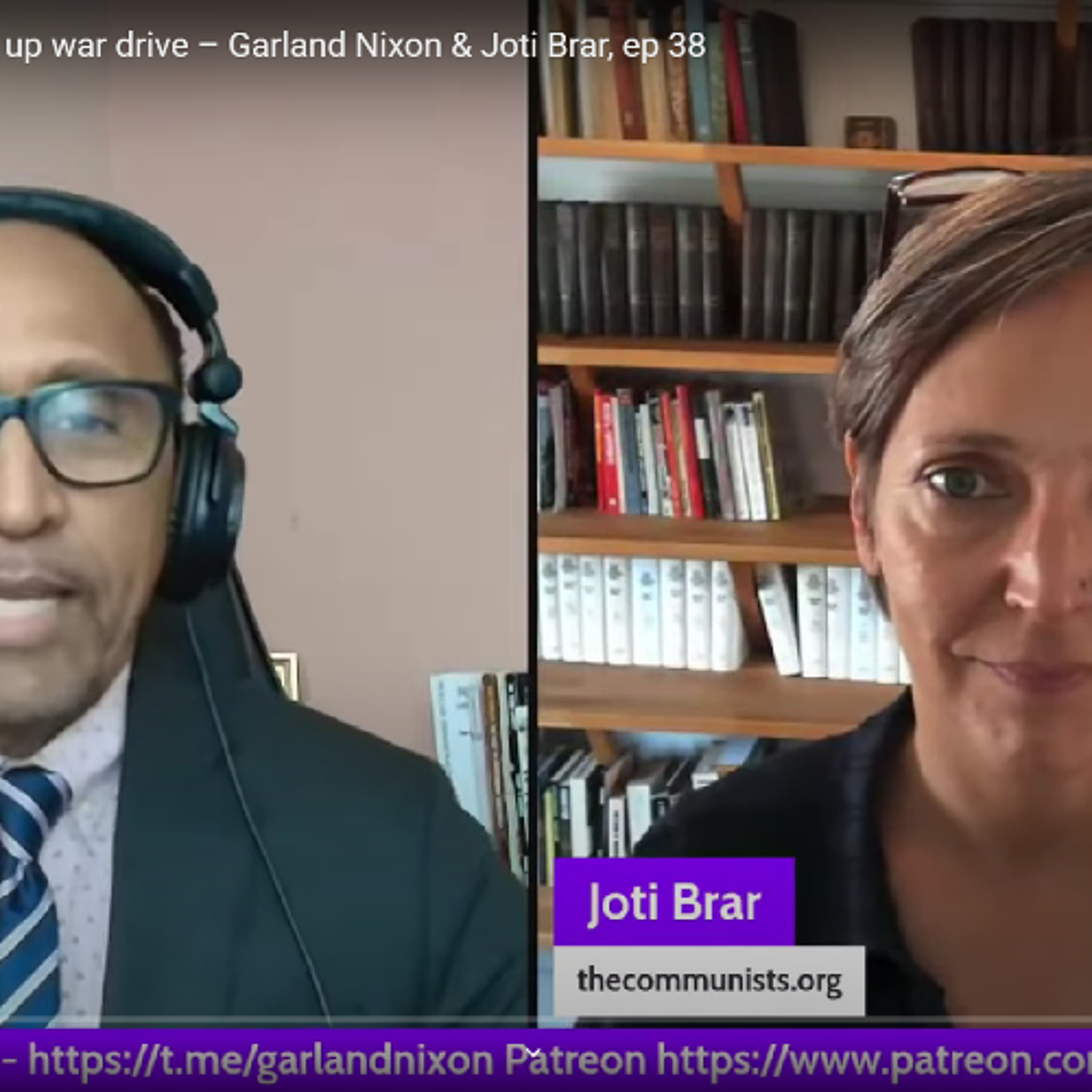 Western war mongers ramp up war drive Garland Nixon and Joti Brar ep 38