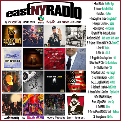Stream EastNYRadio 7-1-21 mix by PFCUTTIN | Listen online for free on  SoundCloud