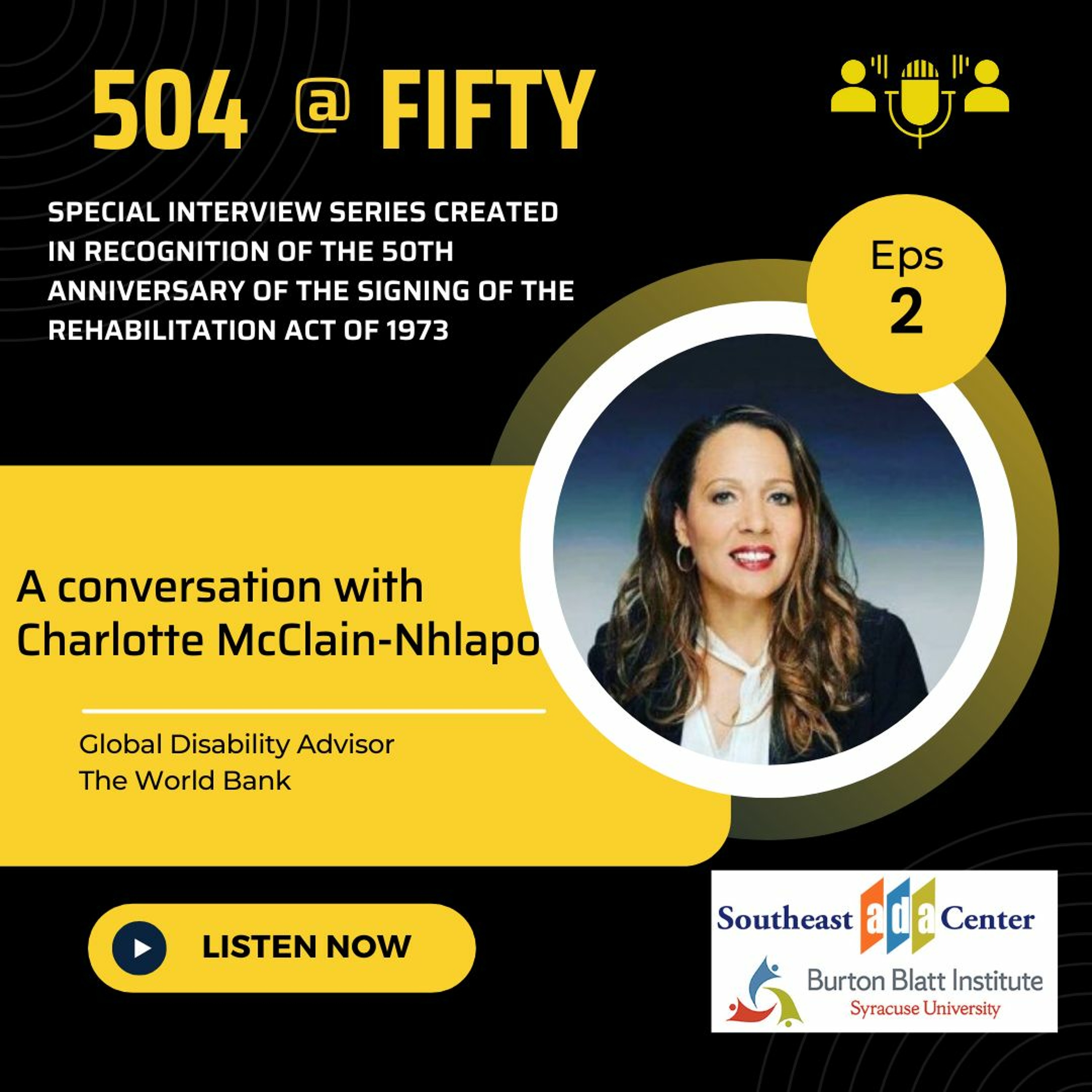 Charlotte - Mcclain - Nhlapo - 504at50 episode artwork