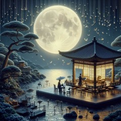 The serenity of a moonlit night