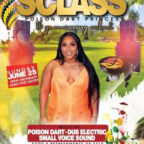 S Class Anniversary Cookout - Poison Dart x Dub Electric Experience x Small Voice Sound