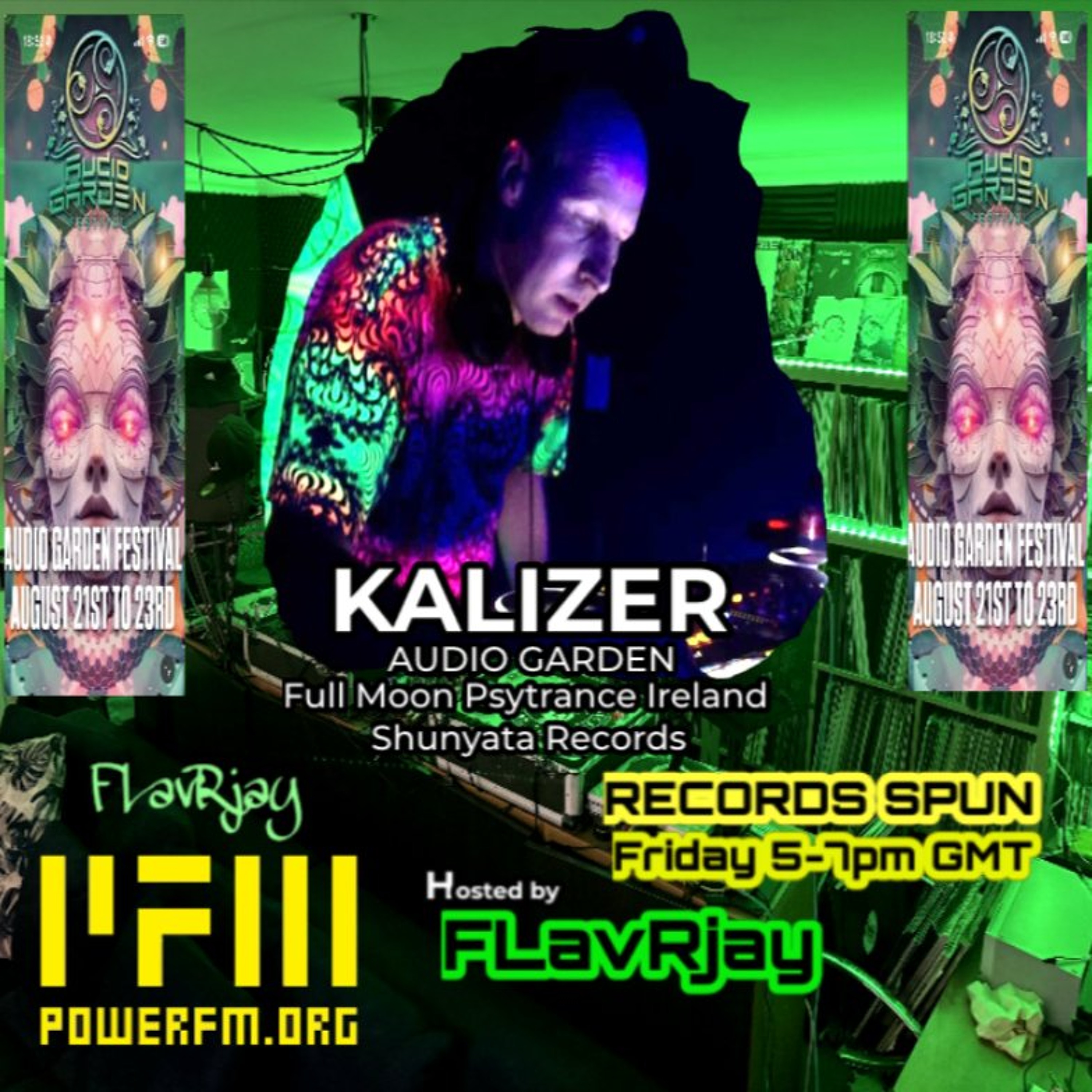 FLavRjay RECORDS SPUN #028...AUDIO GARDEN WARM UP SESH 2026....Power FM 2026-8-7 episode artwork
