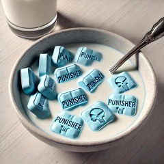 Blaue Bestrafer zum Frühstück