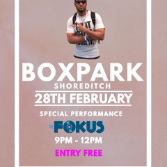 BOXPARK 28TH FEBRUARY EXCLUSIVE 3 HOUR SET PROMO MIX BY DJ FLEX MWE