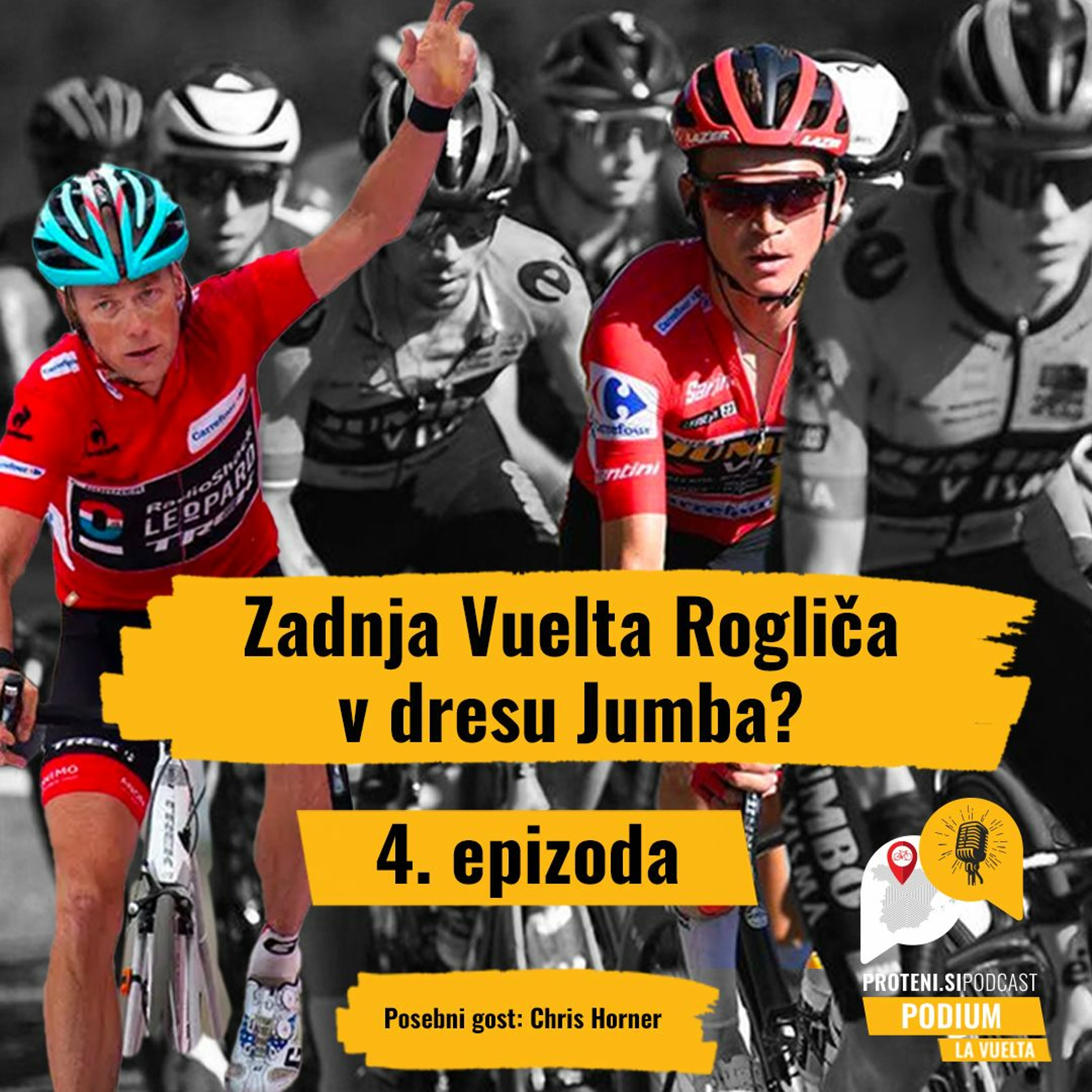 Zadnja Vuelta Rogliča v dresu Jumbo Visme? - Podium Podcast Ep04 episode artwork