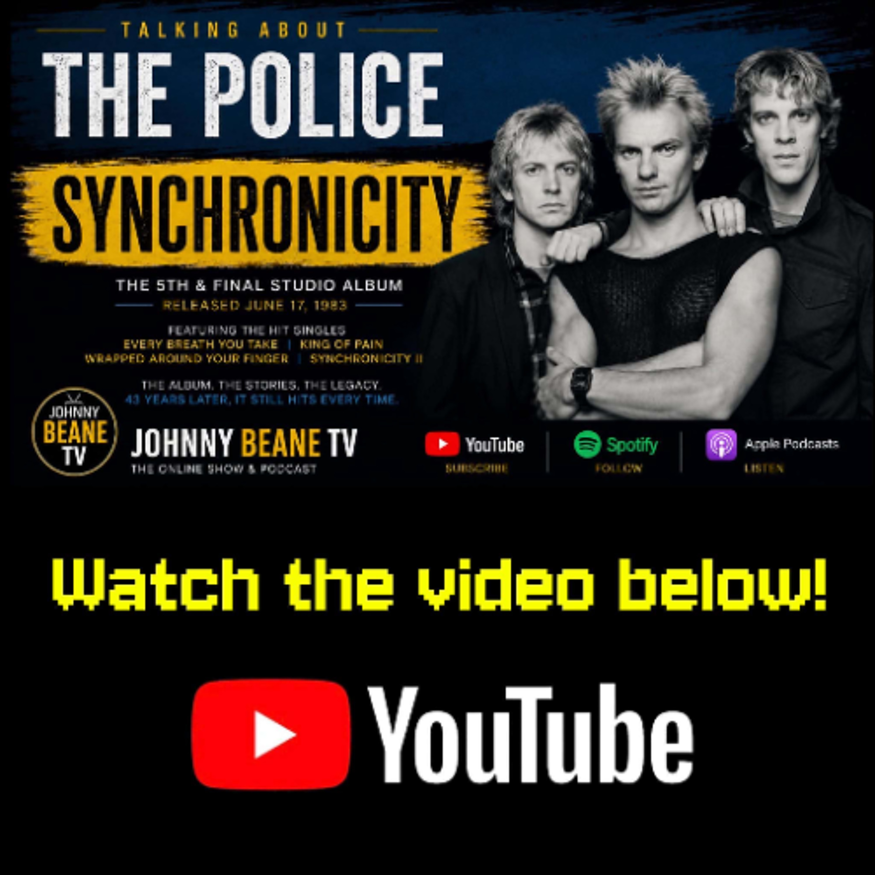 Is Synchronicity The Police's Greatest Album Ever? #thepolice episode artwork