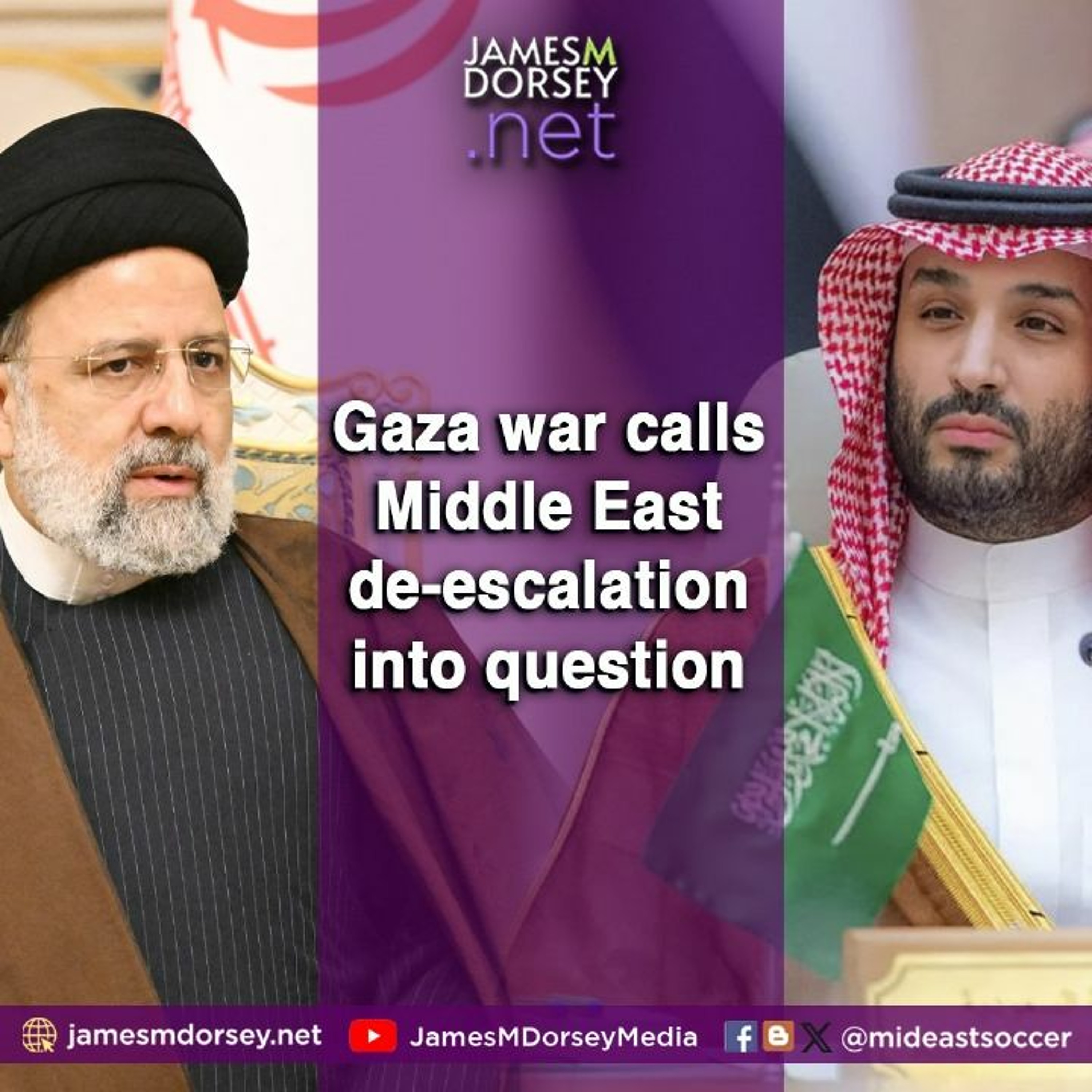 Gaza War Calls Middle East De - Escalation Into Question
