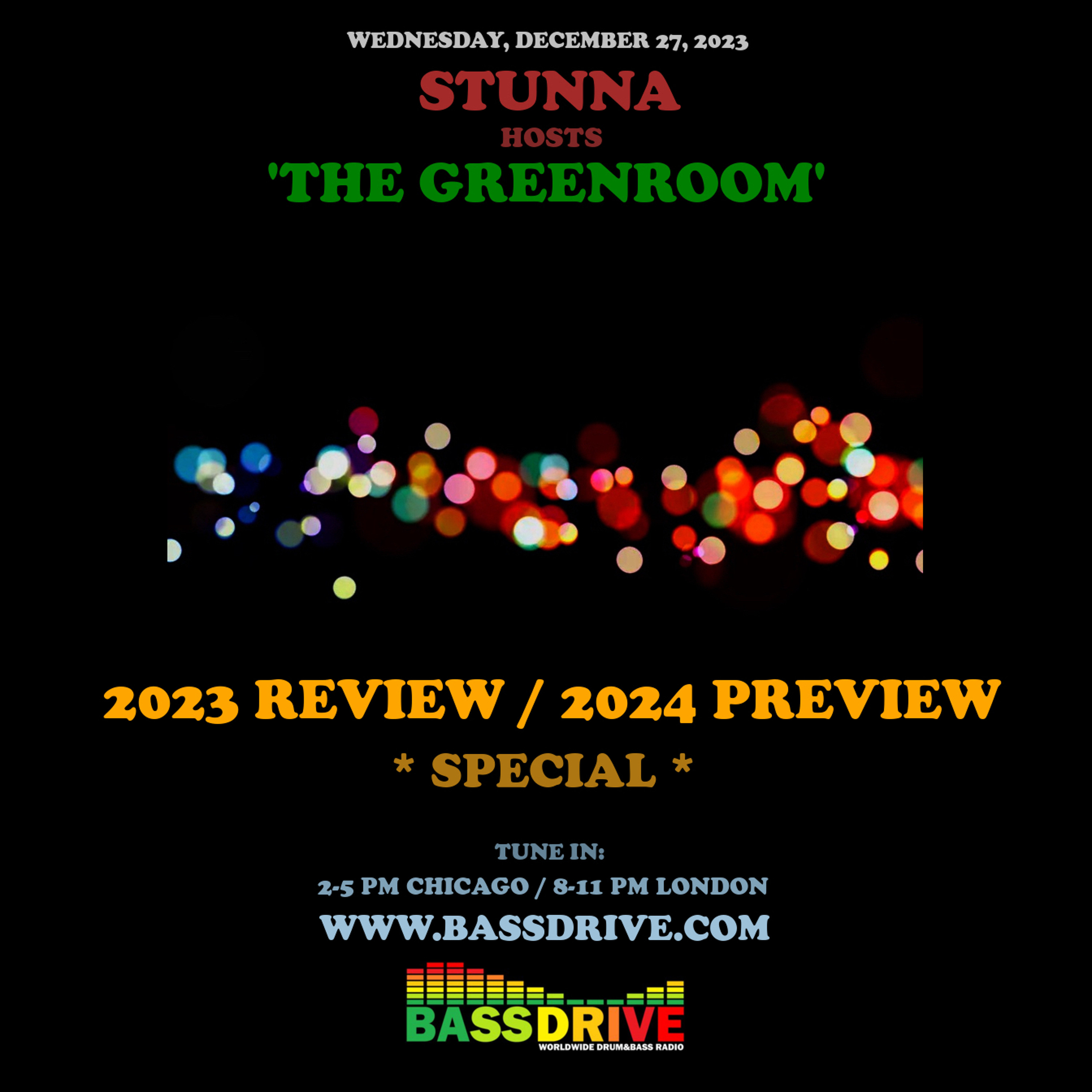 STUNNA Hosts THE GREENROOM 2023 Review 2024 Preview Special December 27 2023 episode artwork