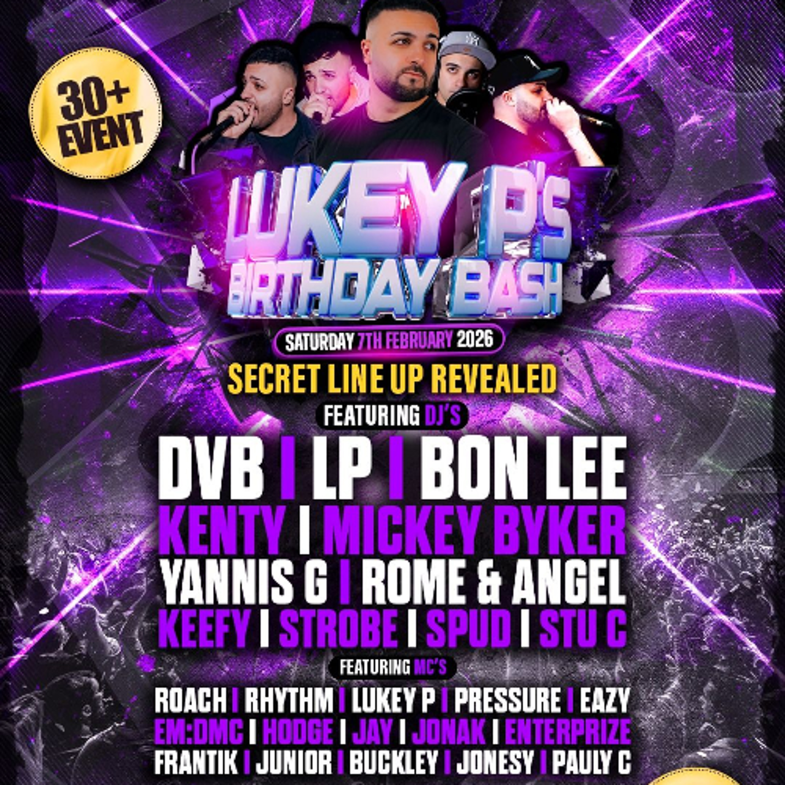 Dj Mickey Byker - Lukey P's Birthday Bash (No Mc's) episode artwork