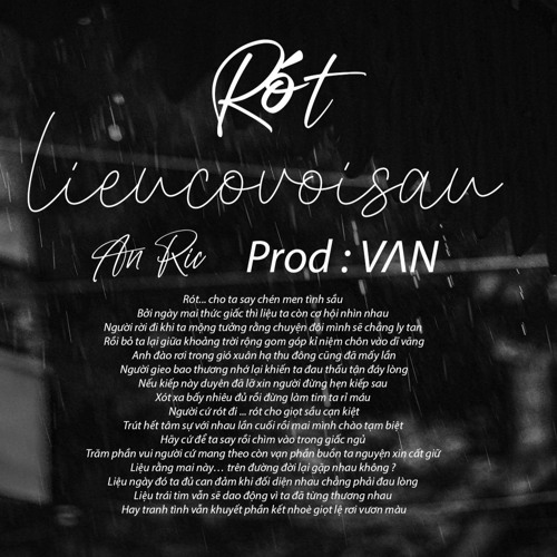 Rót , Liệu có vơi sầu ?