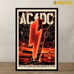 AC DC August 17 2025 Concert Poster
