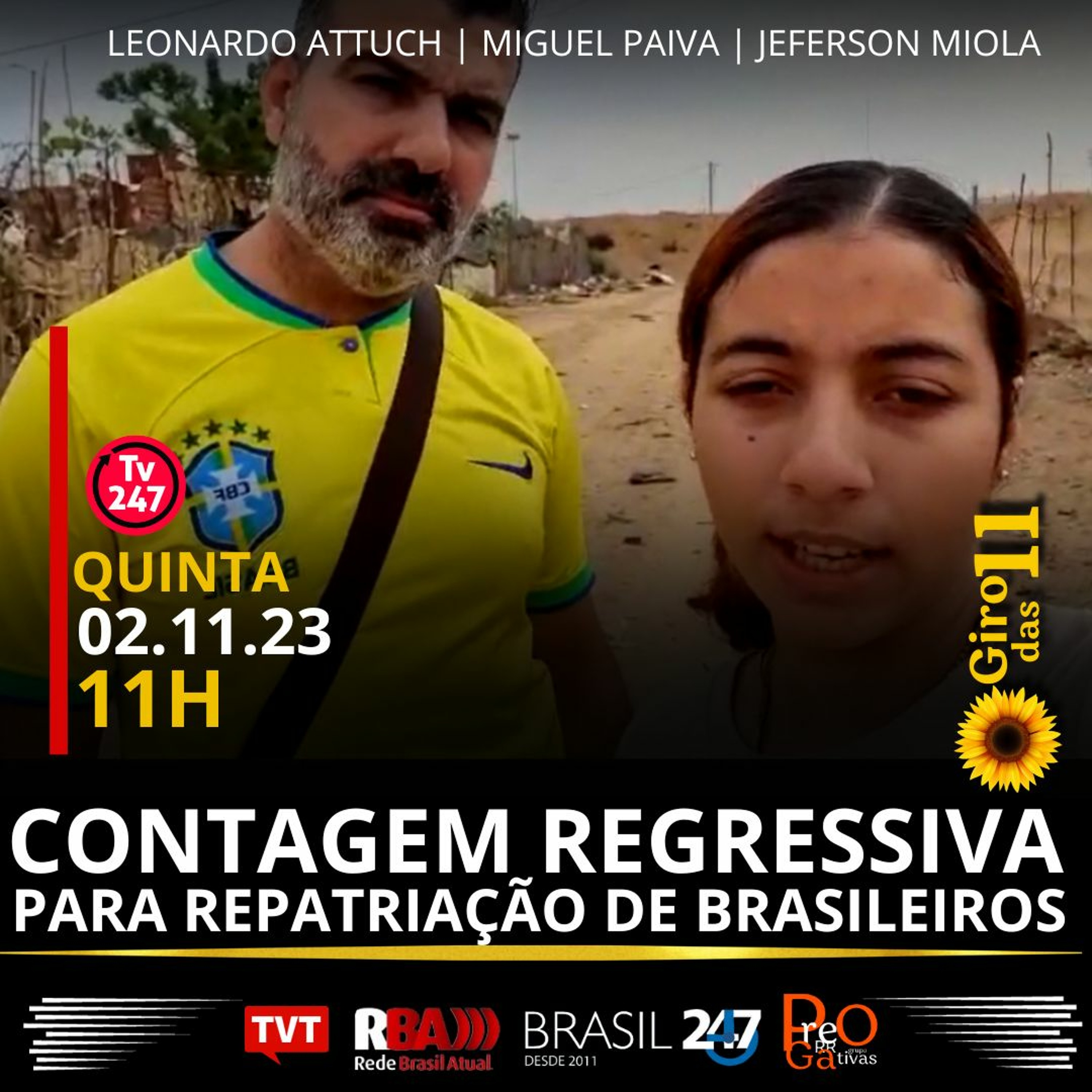 Giro das Onze: Contagem regressiva para repatriação de brasileiros episode artwork