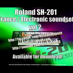 ROLAND SH-201 Trance/Electronic Soundset Vol2 by RCS - Full length demo