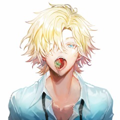 Anime Boy eating a strawberry - Hot ASMR