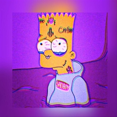 Sad Bart Simpson