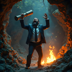 Oh, cavemen in suits!