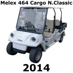 Melex 464 Cargo N.Classic 2014 electric utility vehicle pass by fast