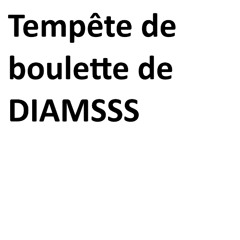 TEMPETE DE BOULETTE DE DIAMSSS