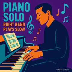 Piano solo – right hand plays slow