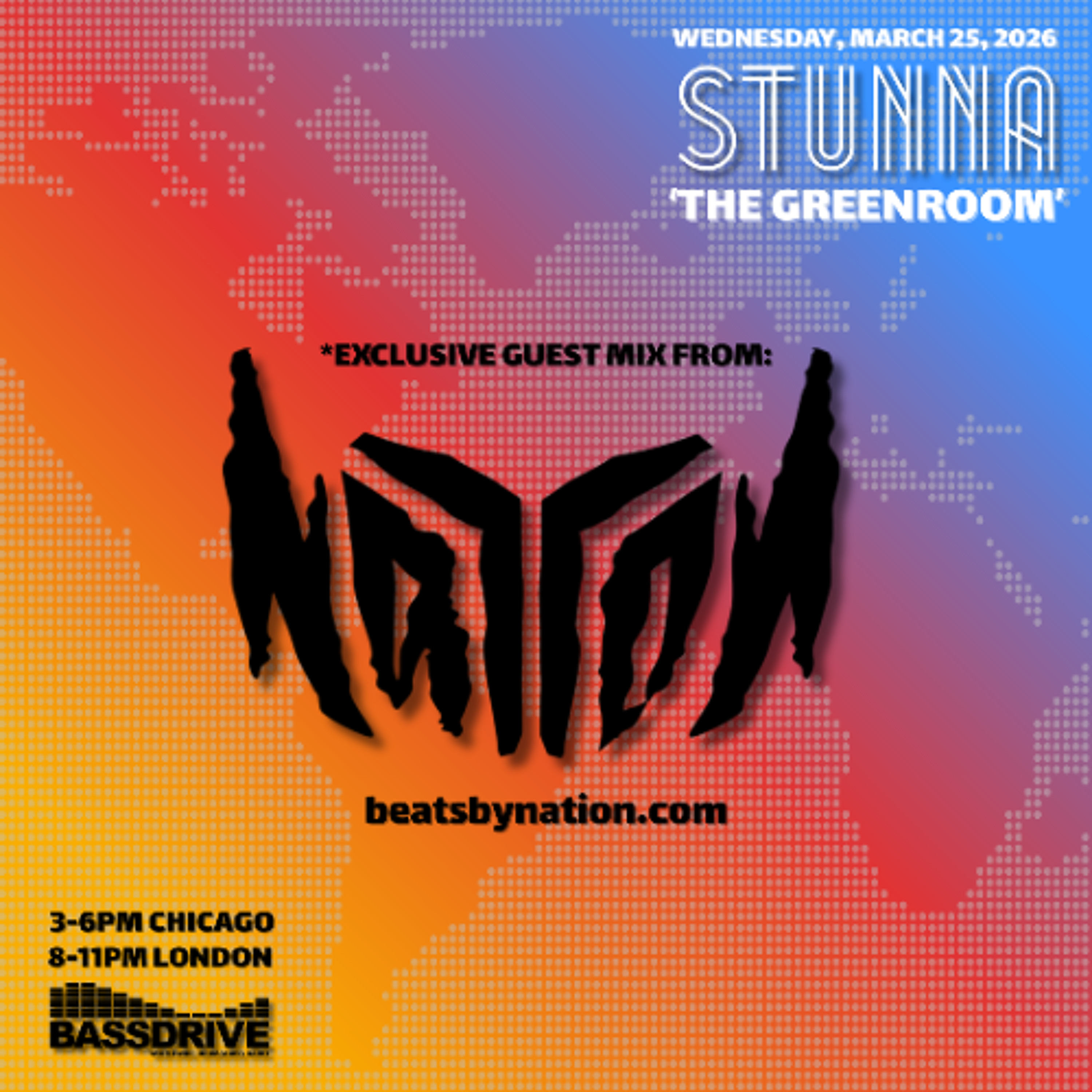 STUNNA Hosts THE GREENROOM with NATION Guest Mix March 25 2026 episode artwork