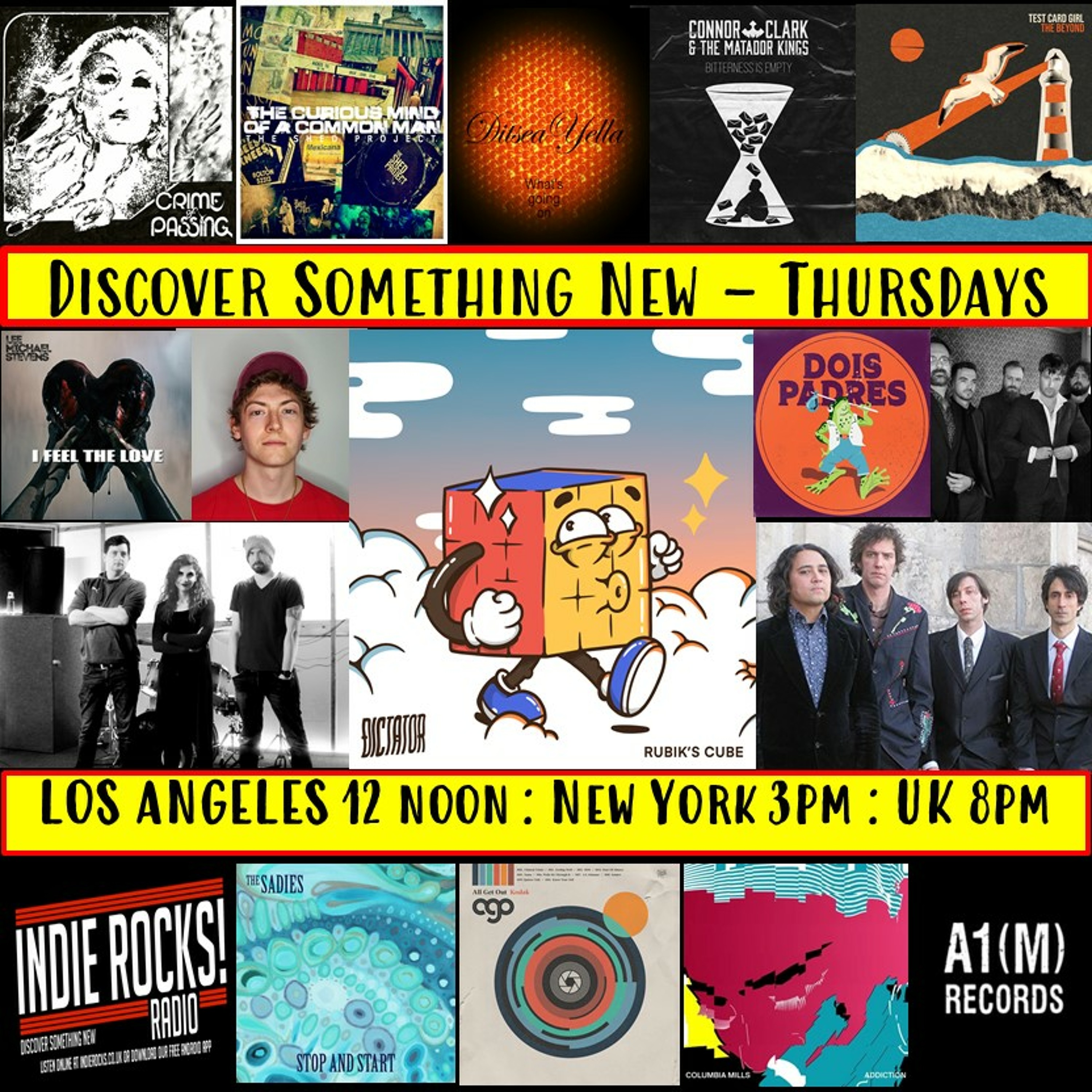 A1M new Music Show - Discover New Music - Indie Rocks Radio