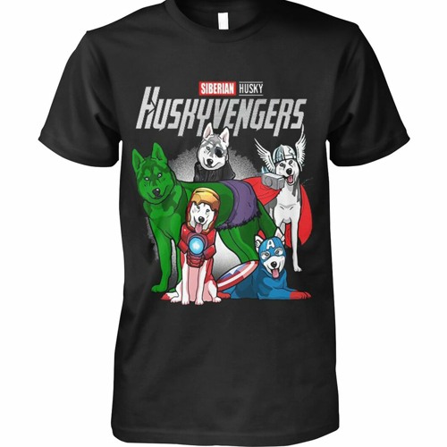 Huskyvengers Siberian Husky Avengers Marvel shirt