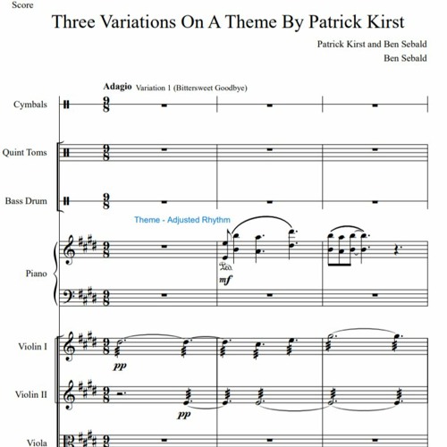 Three Variations On A Theme By Patrick Kirst