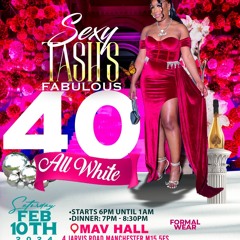 SEXY TASH 40TH PARTY ALL WHITE 10-02-24 || CONTROLS @DJPRINCE__JAYDON MC @DANCER_FACE_OFFICIAL