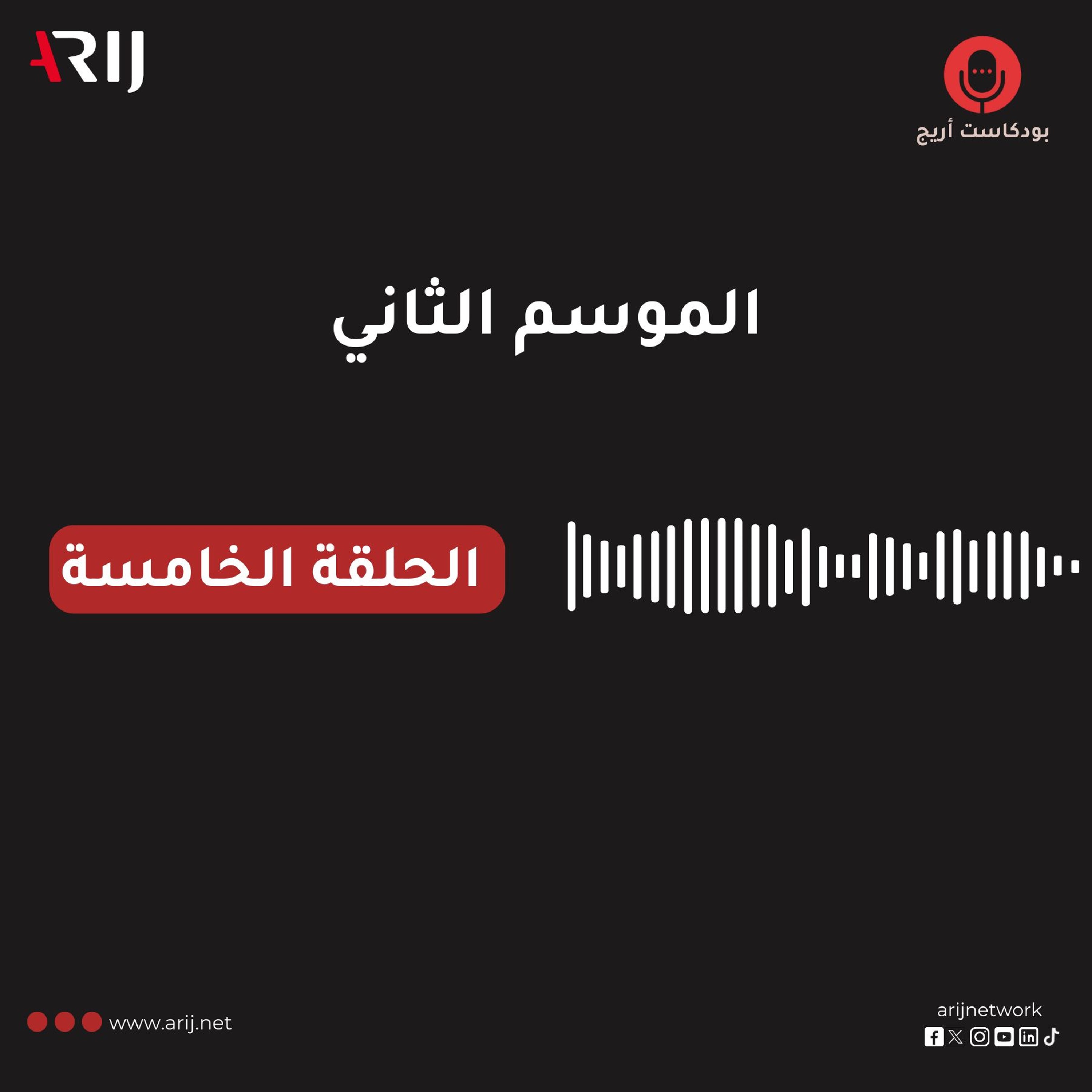 بودكاست أريج (2) |الحلقة (5): حديث مع الصحفية الفلسطينية أسماء المسالمة episode artwork
