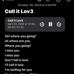 Call it Lov3