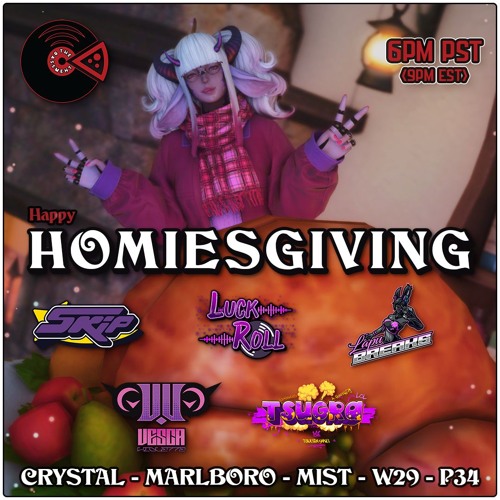 Live mix of breakbeats and DnB for Homiesgiving