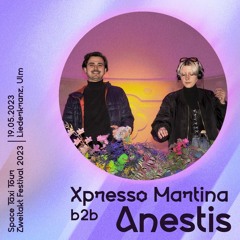 Xpresso Martina B2B Anestis @Space Taxi Tour - Zweitakt Festival 2023 - Liederkranz, Ulm