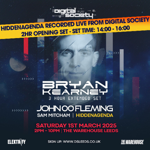 Hiddenagenda LIVE @ Digital Society 01.03.25 (2hr Opening Set)