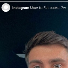 Instagram User to Fat cocks