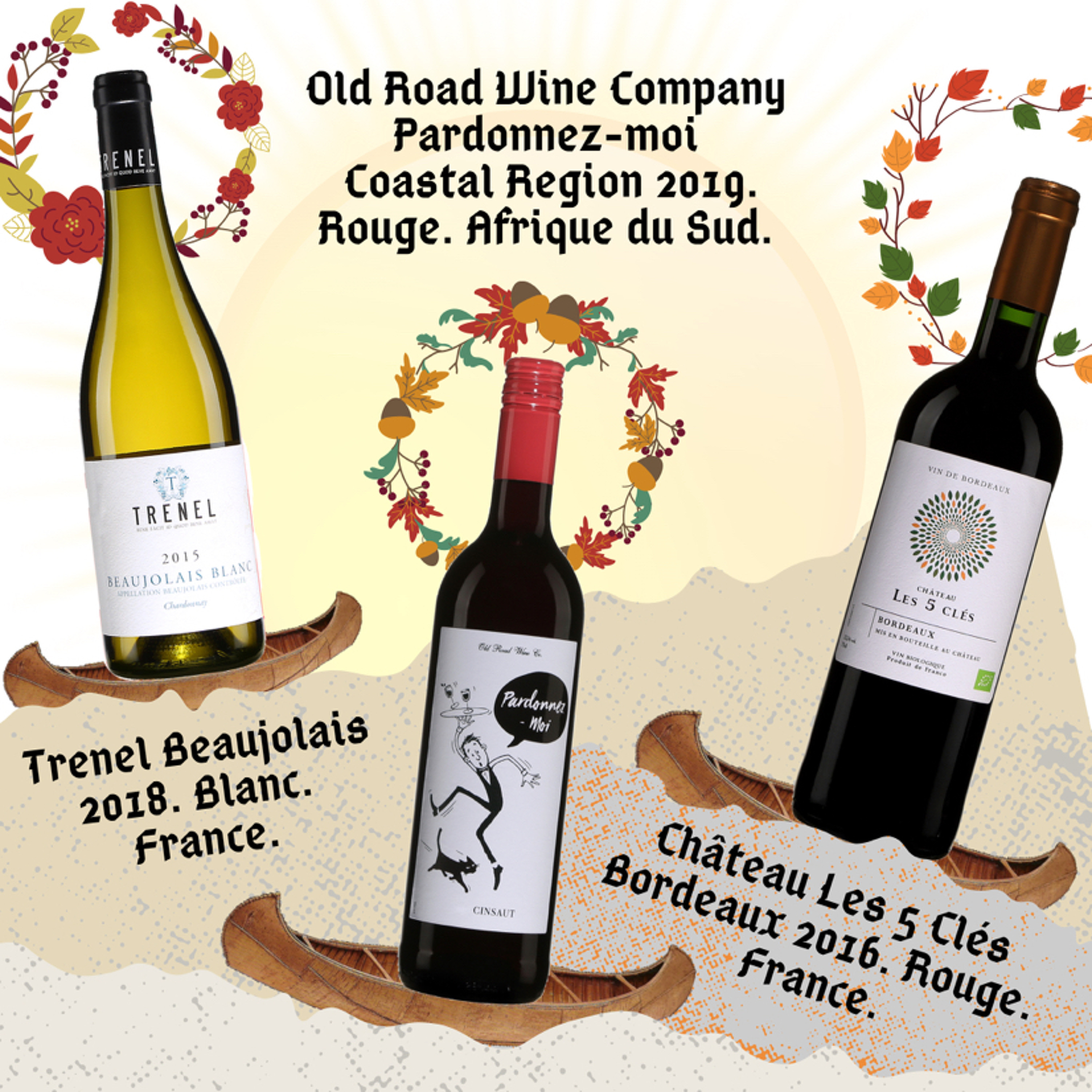 VINS | Un Bordeaux, un Chardonnay, un Cinsault aux couleurs de l’été indien episode artwork