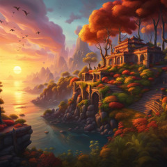 Piano Sunset