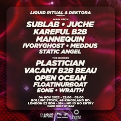 Liquid Ritual & DEKTORA: Wave in London, November 4 @ Rolling Stock // Main Arch