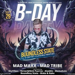 Boundless State - Psychedelich Techno Set @ Technostate B-day Party 2023 29th SEPT