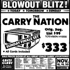 CARRY BLOWOUT BLITZ: THE CARRY NATION SUNDAY FINALE